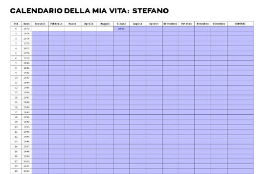 Calendario della Vita